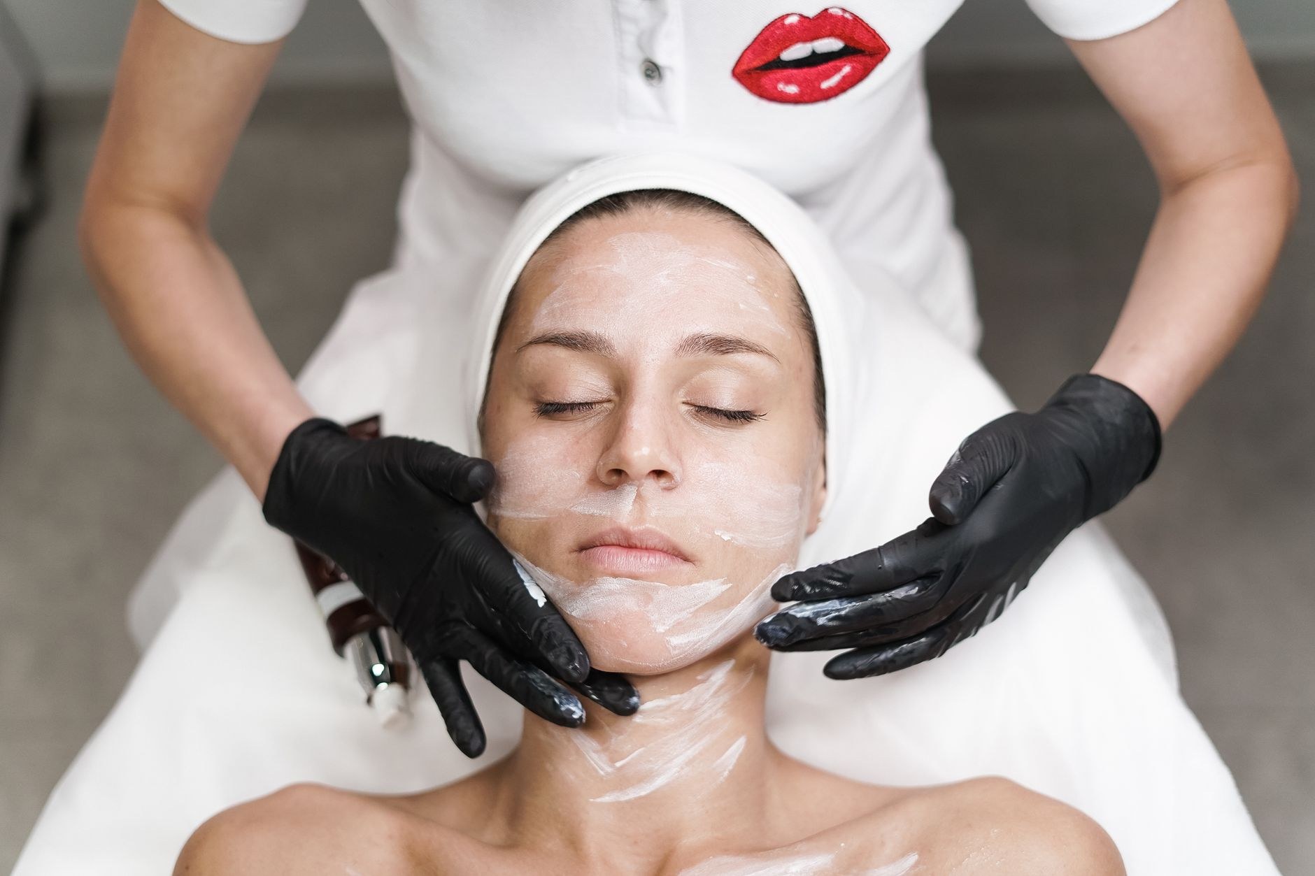 Sample image, gentle facial massage